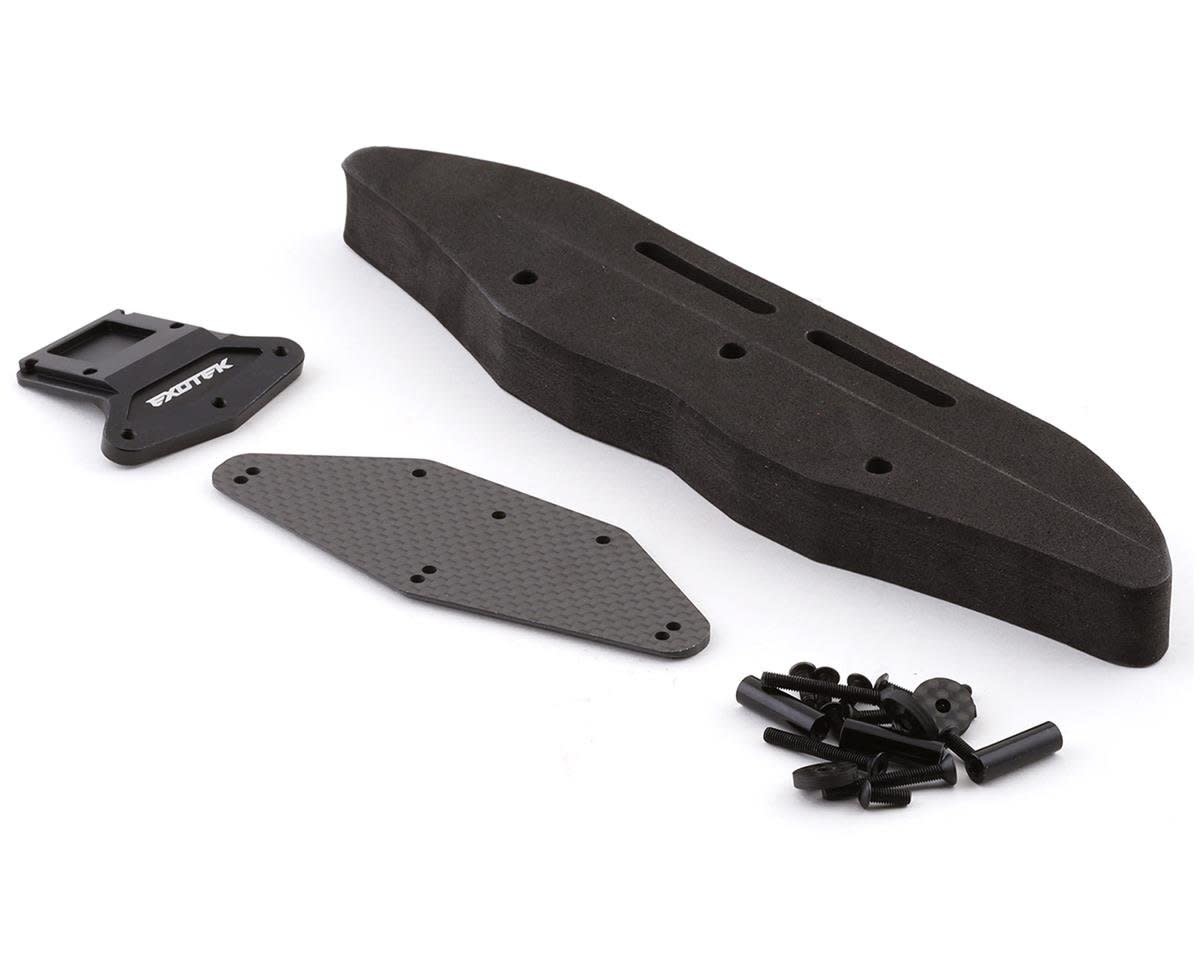 EXO2001 TLR 22 ALUMINUM DRAG FRONT BUMPER SET
