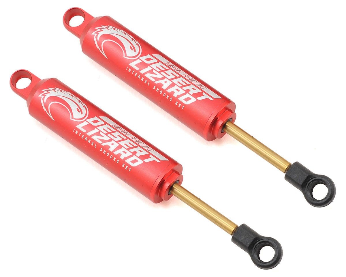 YEA-DDL-090RD 90MM DESERT LIZARD TWO STAGE INTERNAL SPRING SHOCK (2) (RED)