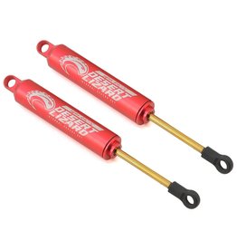 YEAH RACING YEA-DDL-110RD 110MM DESERT LIZARD TWO STAGE INTERNAL SPRING SHOCK (2) (RED)