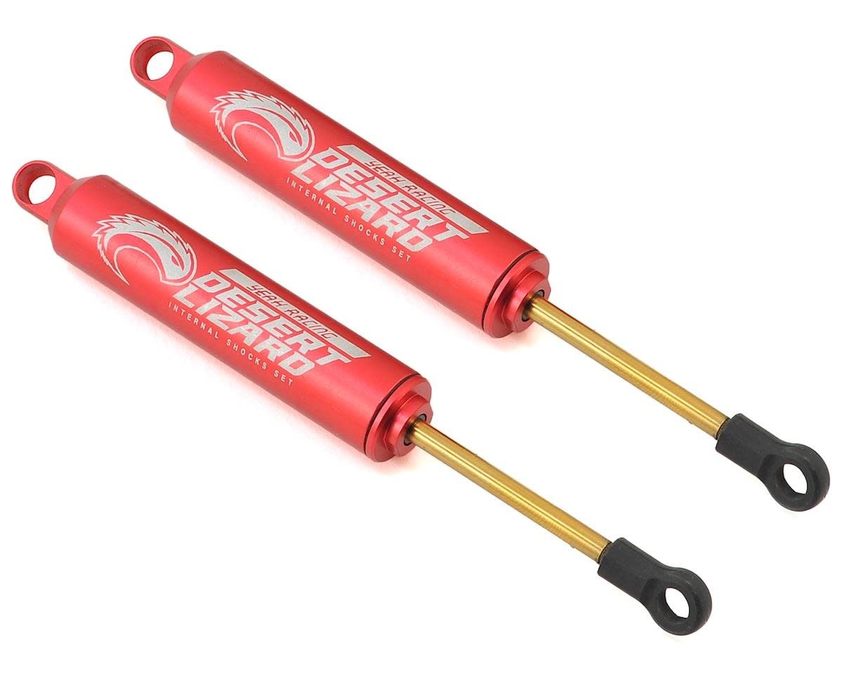 YEA-DDL-110RD 110MM DESERT LIZARD TWO STAGE INTERNAL SPRING SHOCK (2) (RED)