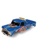TRAXXAS TRA3661X BODY, BIGFOOT NO. 1, , OFFICIALLY LICENSED REPLICA (PAINTED, DECALS APPLIED): BLUE-X
