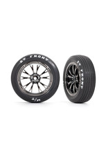 TRAXXAS TRA9474X T&W WELD WHEELS/TIRES FRONT BLACK