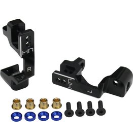 HOT RACING HRASLF1901 ALUMINUM FRONT CASTOR BLOCKS FOR TRAXXAS SLASH 4X4