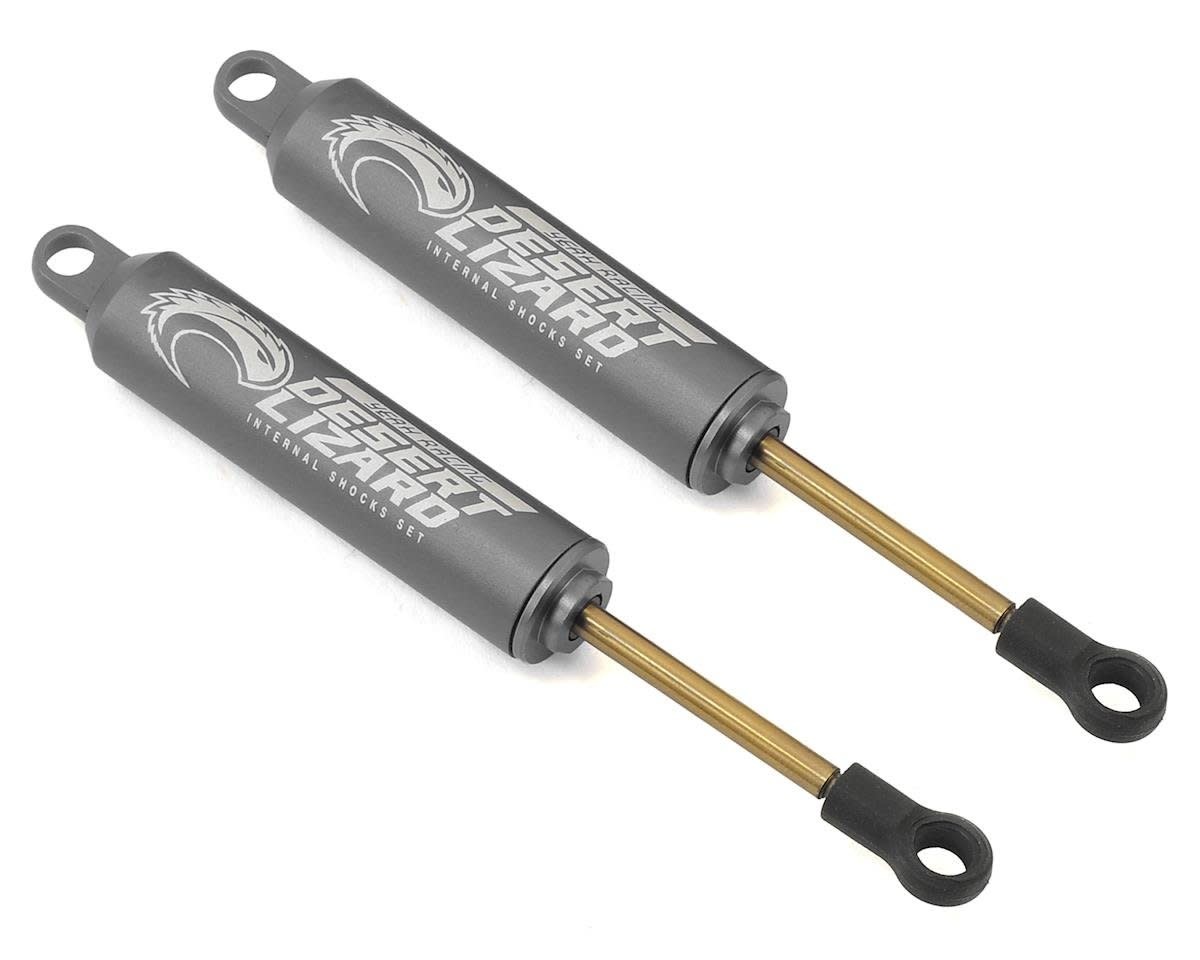 YEA-DDL-100GM 100MM DESERT LIZARD TWO STAGE INTERNAL SPRING SHOCK (2) (GUN METAL)