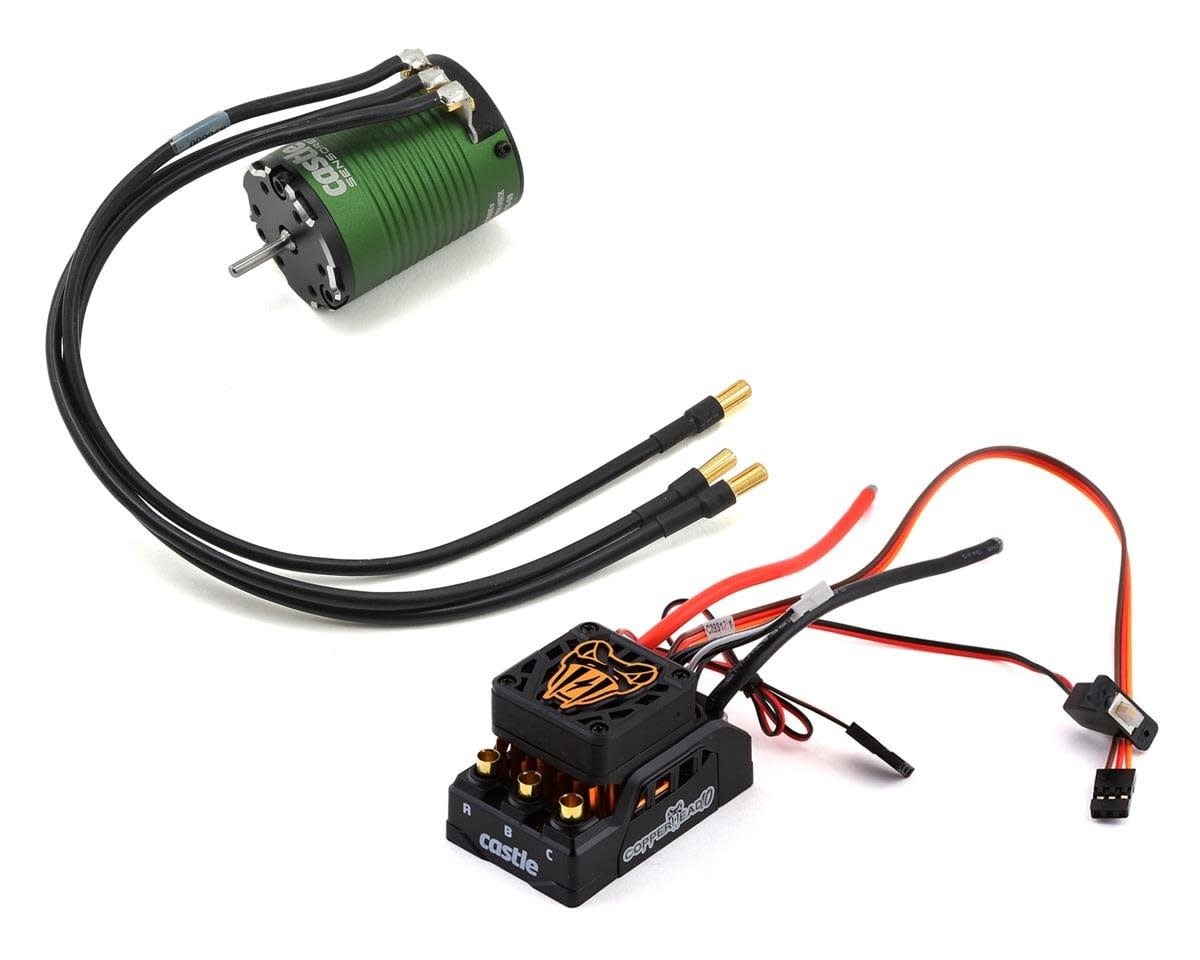 CSE010016604 COPPERHEAD 10 WATERPROOF 1/10 SENSORED COMBO W/1406 (7700KV)