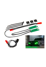 TRAXXAS TRA9496G LED LIGHT SET COMPLETE GREEN FRONT