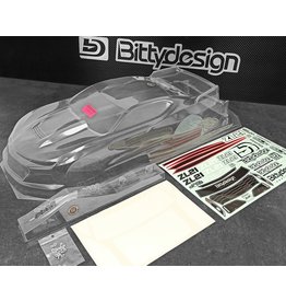 BITTYDESIGN BDYDG-ZL21 BITTYDESIGN ZL21 1/10 PRO NO PREP STREET ELIMINATOR DRAG RACING BODY (CLEAR)