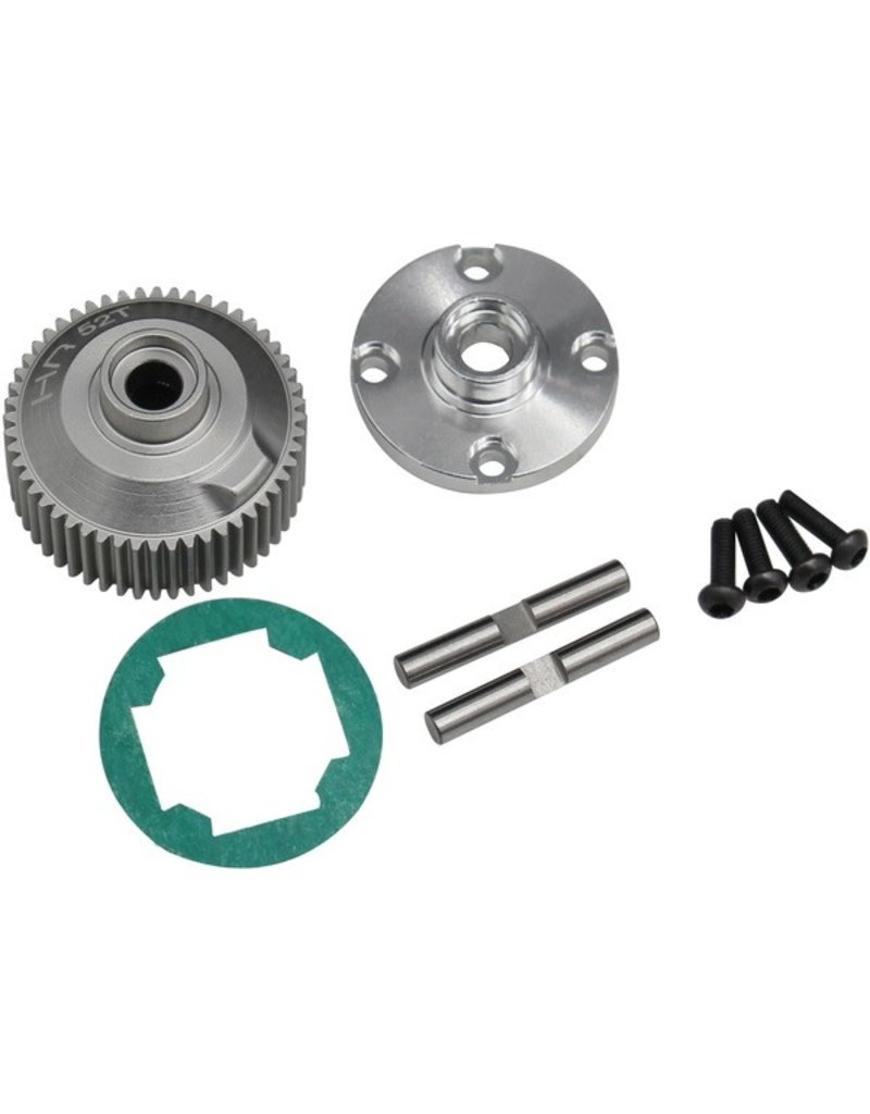HOT RACING HRADRA38H HARD ANODIZED ALUMINUM DIFFERENTIAL CASE FOR DR10