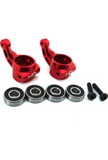 HOT RACING HRAARM21X02 ALUMINUM OVERSIZE BEARING STEERING KNUCKLE FOR ARRMA 2WD