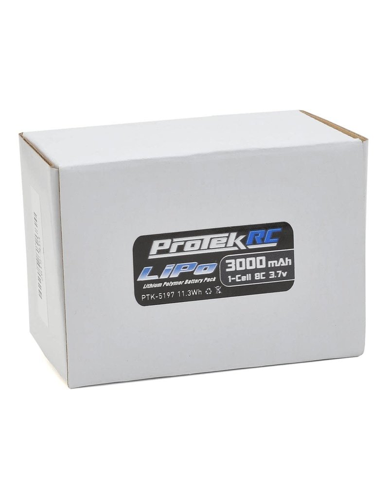 PROTEK RC PTK-5197 1S LIPO 3.7V 3000MAH TRANSMITTER BATTERY (SANWA M17/MT-44/MT-5): JR