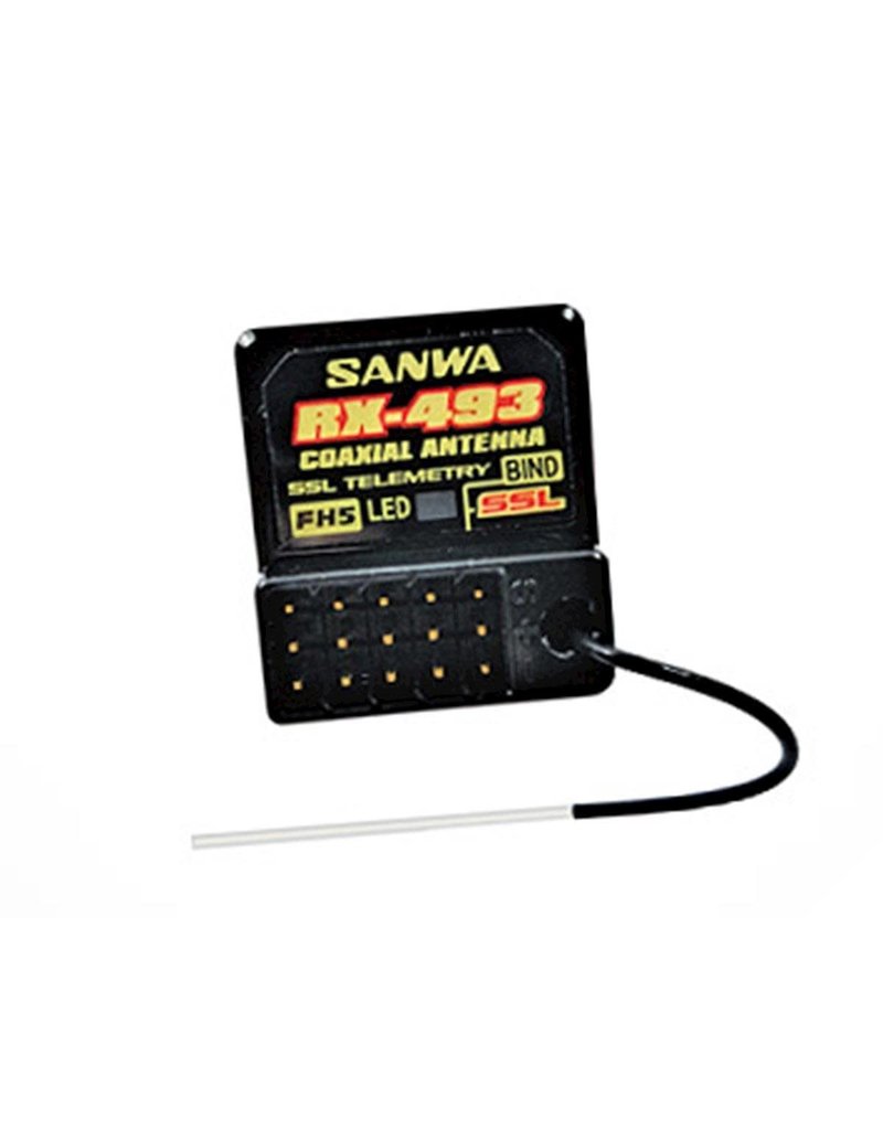 SANWA SNW107A41372A RX-493 2.4GHX 4CH FHSS5 RECIEVER