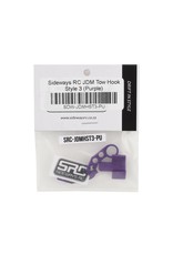 SIDEWAYS RC SDW-JDMHST3-PU  SCALE DRIFT JDM TOW HOOK (PURPLE) (2) (STYLE 3)