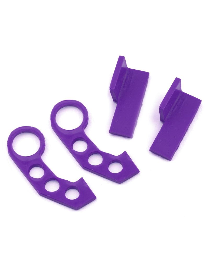 SIDEWAYS RC SDW-JDMHST3-PU  SCALE DRIFT JDM TOW HOOK (PURPLE) (2) (STYLE 3)