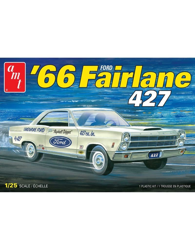 AMT AMT1263M 1/25 1966 FORD FAIRLANE 427 PLASTIC MODEL KIT