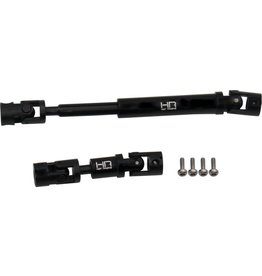 HOT RACING HRASXTF37M01 STEEL CENTER DRIVE SHAFTS SCX 24