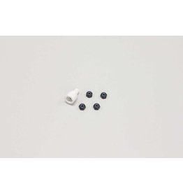 KYOSHO KYOMZW13BK COLOR NYLON NUT BLACK STEEL