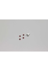 KYOSHO KYOMZW13R COLOR NYLON NUT RED ALUMINUM