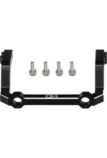 HOT RACING HRASXTF03CF01 ALUMINUM FRONT BUMPER MOUNT FRAME CROSS MEMBER FOR AXIAL SCX24 C10