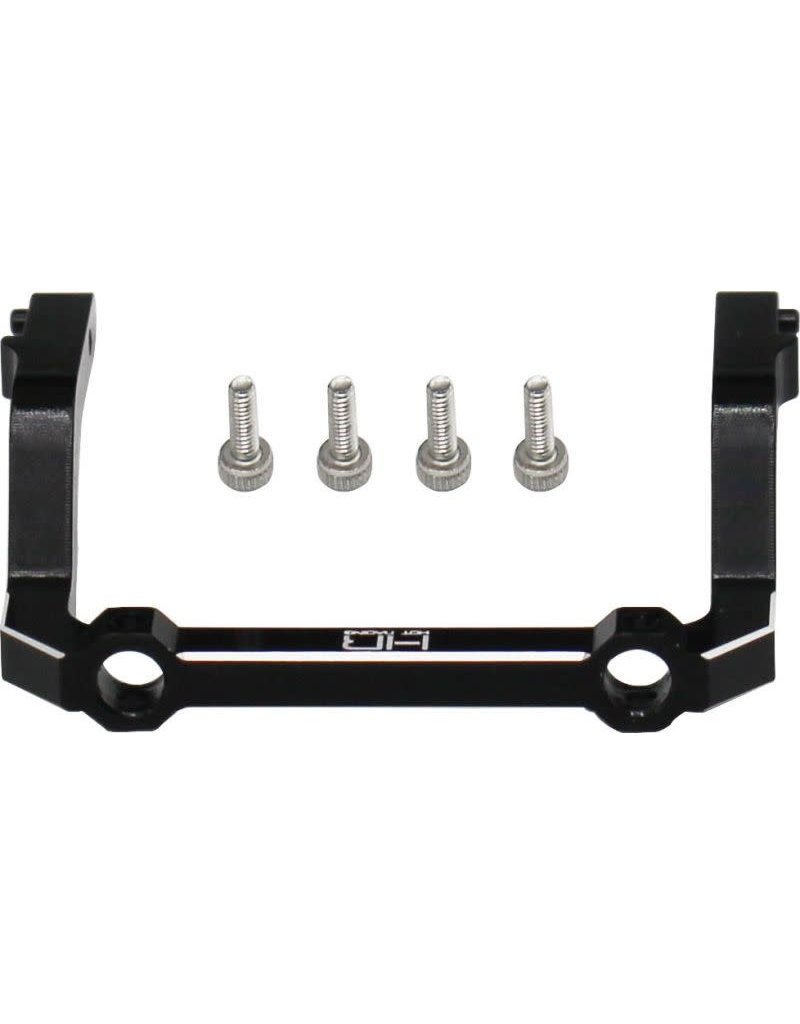 HOT RACING HRASXTF03CF01 ALUMINUM FRONT BUMPER MOUNT FRAME CROSS MEMBER FOR AXIAL SCX24 C10