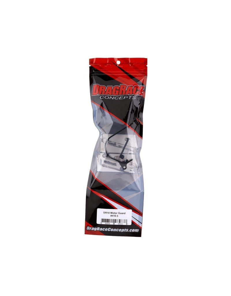 DRAG RACE CONCEPTS DRC-410.5 DR10 ALUMINUM MOTOR GUARD: BLACK