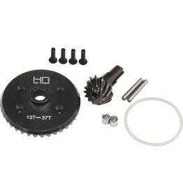 HOT RACING HRAATF9337 STEEL HELICAL DIFF RING/PINION - BLX 3S 4S