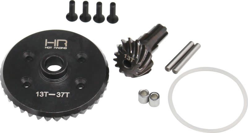 HRAATF9337 STEEL HELICAL DIFFERENTIAL RING & PINION GEAR FOR ARRMA 1/10 4X4 3S