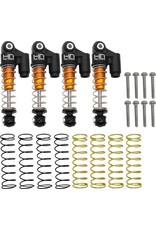 HOT RACING HRASXTF326RX04 ALUMINUM THREADED OIL SHOCK FOR AXIAL SCX24