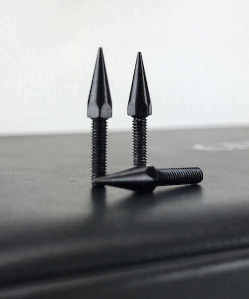 CEGCKD0610 BULLET SPIKED WHEEL NUTS F-450 BLACK