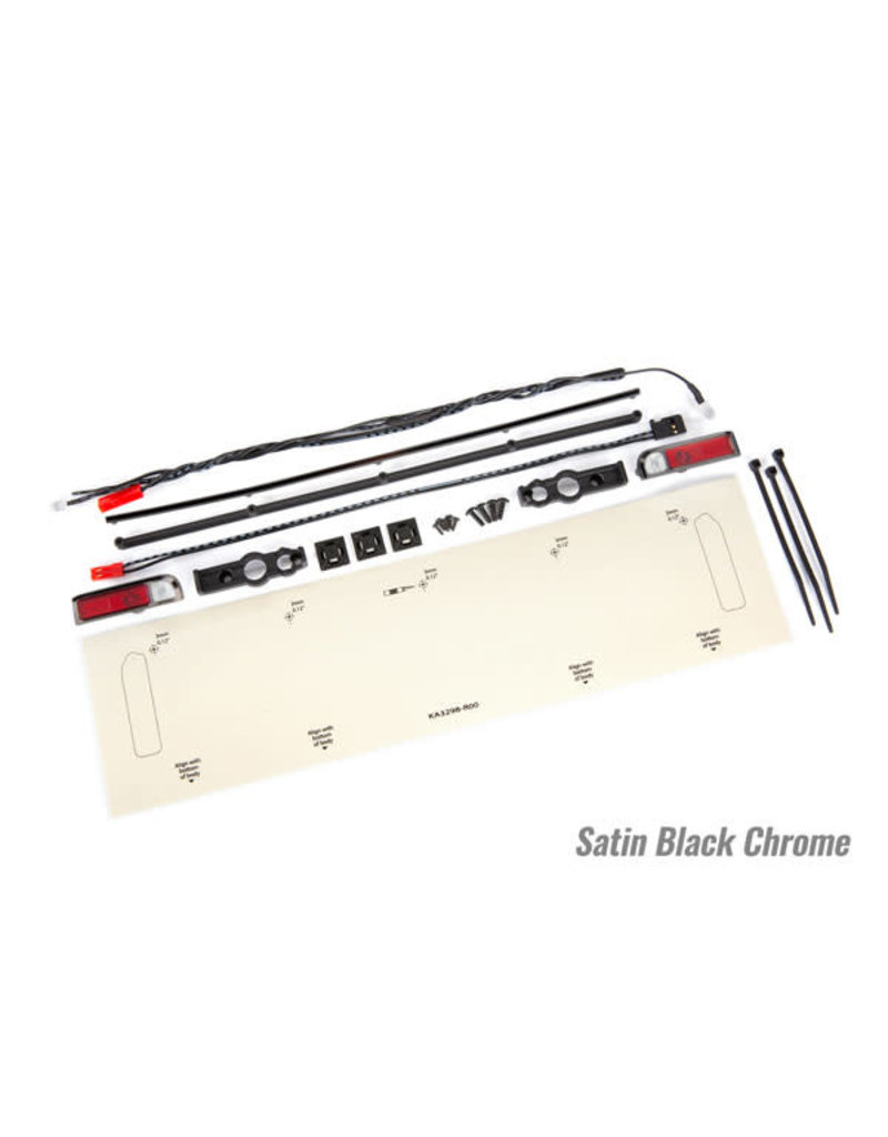 TRAXXAS TRA9497 LED LIGHTS, TAIL LIGHTS (RED)/ POWER HARNESS/ TAIL LIGHT HOUSINGS (LEFT & RIGHT)/ TAILGATE TRIM (BLACK)/ ZIP TIES (3)