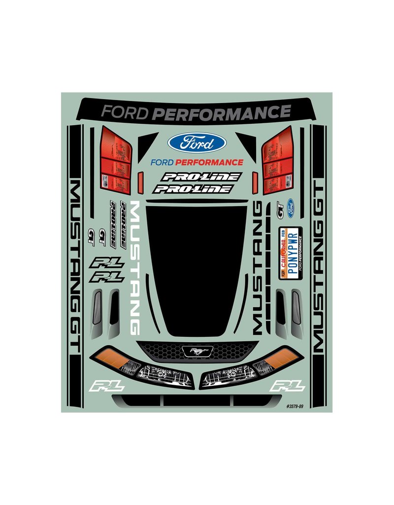 PROLINE RACING PRO357900 1/10 1999 MUSTANG CLEAR