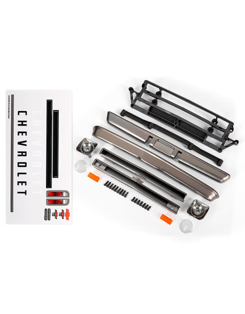 TRAXXAS TRA9415A BODY ACCESSORIES CHEVY C10: SATIN BLACK CHROME