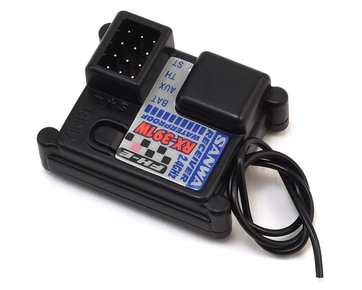 SNW107A41341A SANWA/AIRTRONICS RX-391W 2.4GHZ FH-E 3-CHANNEL