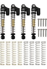 HOT RACING HRASXTF485TR04 ALUMINUM THREADED TELESCOPIC SHOCKS FOR AXIAL SCX24