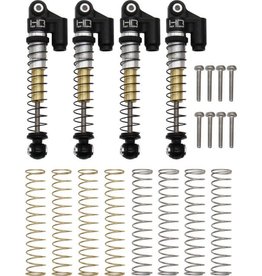 HOT RACING HRASXTF485TR04 ALUMINUM THREADED TELESCOPIC SHOCKS FOR AXIAL SCX24