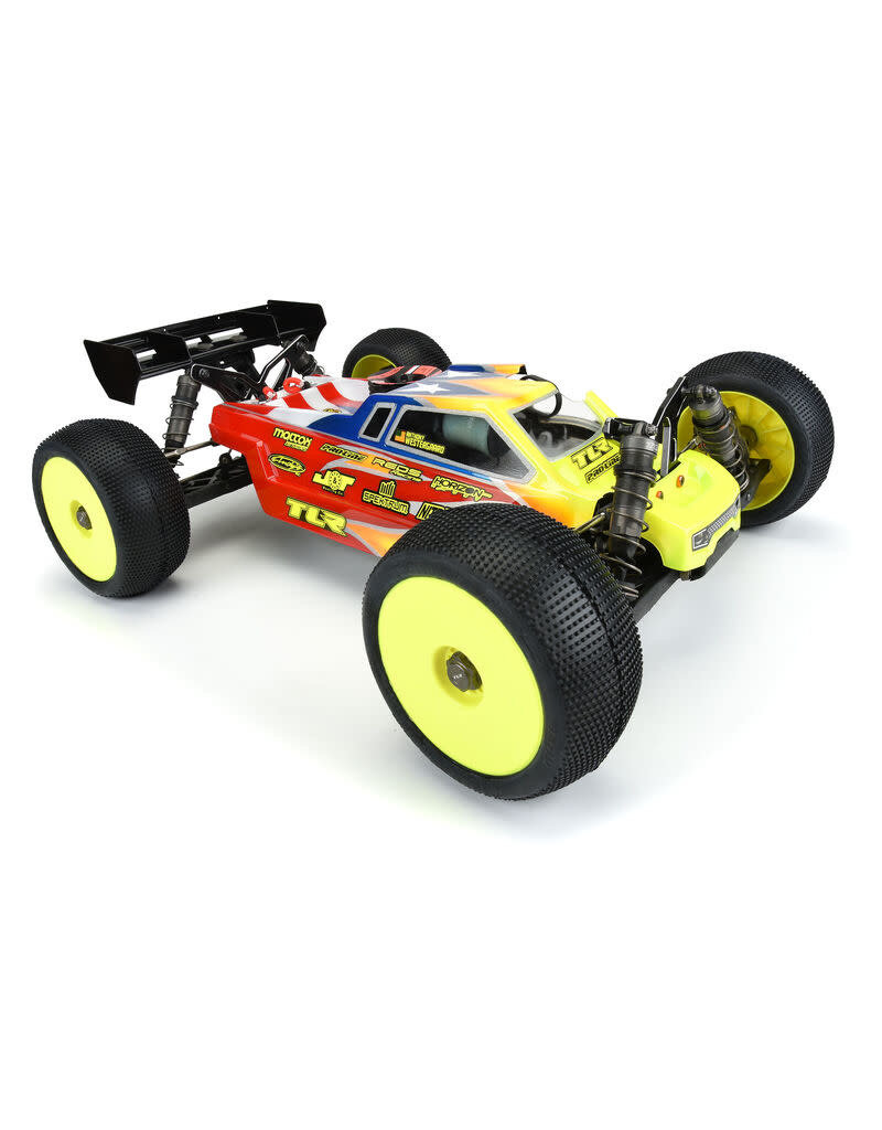 PROLINE RACING PRO358900 1/8 AXIS T BRUGGY CLEAR BODY: 8IGHT-XT/E