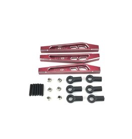 CEN RACING CEGCKD0369 KAOS FONT UPPER AND LOWER LINKS RED