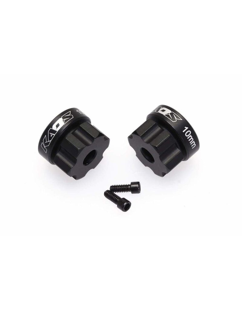 CEN RACING CEGCKQ0214 ALUMINUM WHEEL HEX 10MM (2)