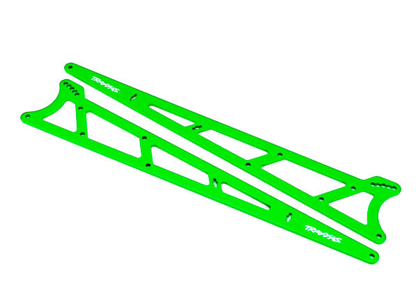 TRA9462G SIDE PLATES FOR ALUMINUM WHEELIE BAR GREEN