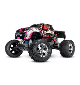 TRAXXAS TRA36054-1-PINKX STAMPEDE : 1/10 SCALE MONSTER TRUCK WITH TQ 2.4GHZ RADIO SYSTEM