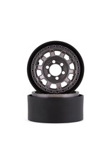 VANQUISH VPS07782 KMC 1.9 KM236 TANK ALUMINUM BEADLOCK WHEELS: GRAY (2)