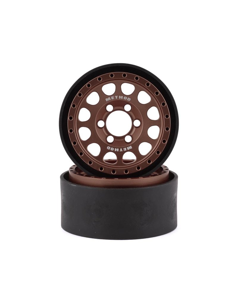 VANQUISH VPS07920 METHOD 105 1.9 BEADLOCK CRAWLER WHEELS (BRONZE) (2)