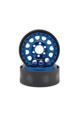 VANQUISH VPS07916 METHOD 105 1.9 ALUMINUM BEADLOCK WHEELS: BLUE/BLACK (2)