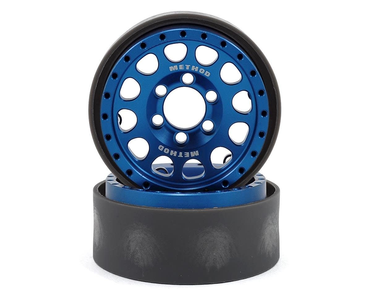 VPS07916 METHOD 105 1.9 ALUMINUM BEADLOCK WHEELS: BLUE/BLACK (2)