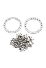 VANQUISH VPS07780 KMC 1.9 KM236 TANK ALUMINUM BEADLOCK WHEELS: BLACK (2)