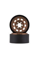 VANQUISH VPS07786 KMC 1.9 KM236  TANK ALUMINUM BEADLOCK WHEELS: BRONZE (2)