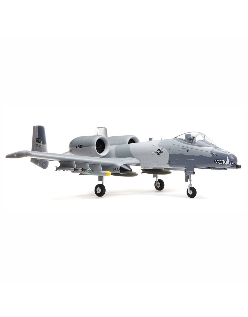 E-FLITE EFL011500 A-10 THUNDERBOLT II TWIN 64MM EDF BNF BASIC WITH AS3X AND SAFE