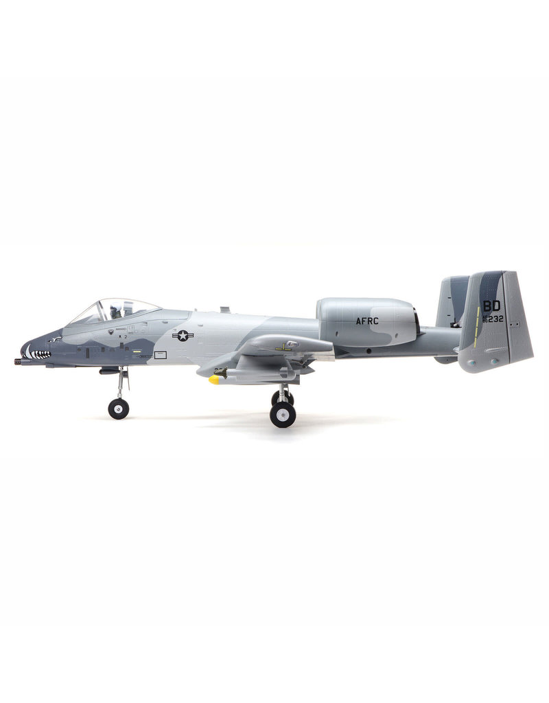 E-FLITE EFL011500 A-10 THUNDERBOLT II TWIN 64MM EDF BNF BASIC WITH AS3X AND SAFE