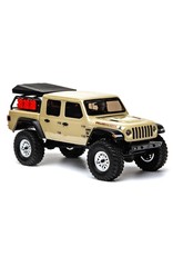 AXIAL AXI00005T1 1/24 SCX24 JEEP JT GLADIATOR 4WD ROCK CRAWLER BRUSHED RTR: BEIGE