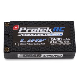 PROTEK RC PTK-5114-22 2S LIHV 7.6V 6400MAH GRAPHENE 130C SHORTY: 5MM