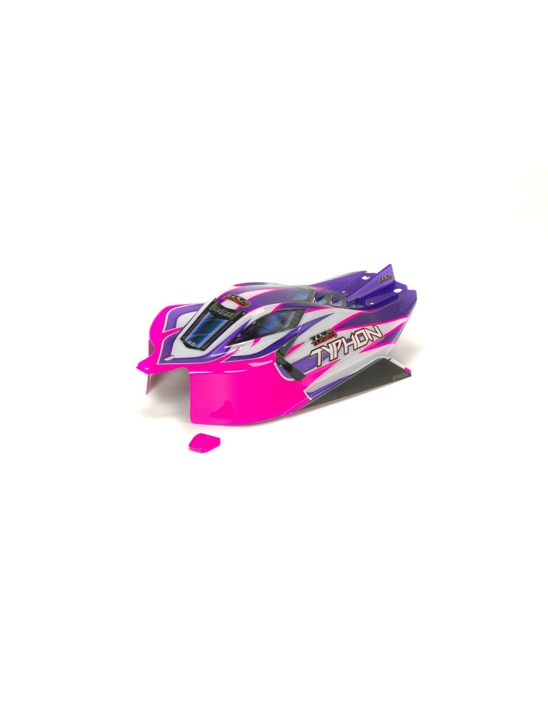 ARRMA ARA406162 TYPHON TLR TUNED FINISHED BODY: PINK/PURPLE